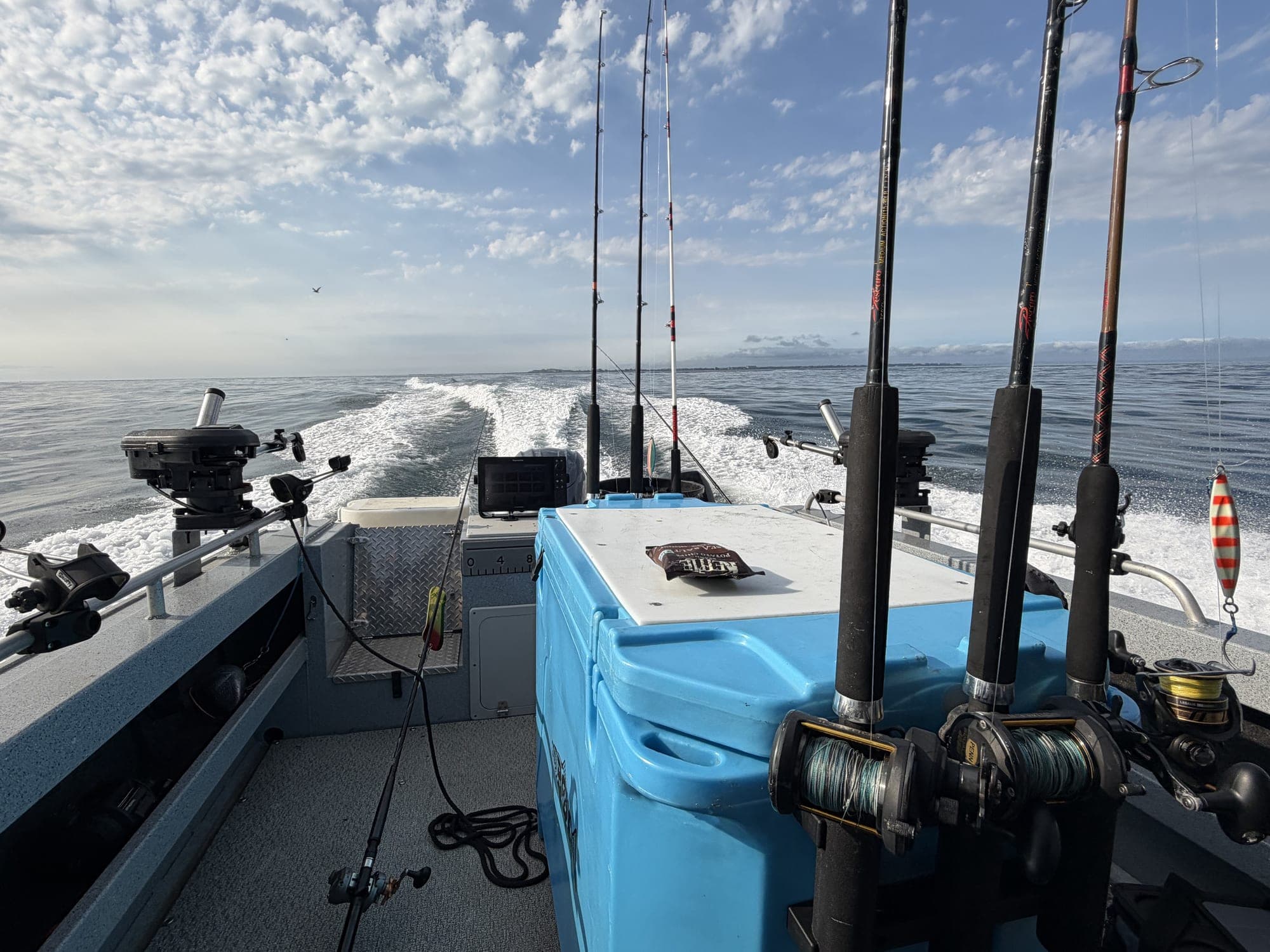 Hook N Ladder Fishing Charters on the water